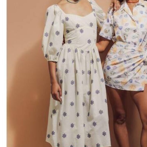 NWOT CIAO LUCIA domizio midi dress in sand dollar